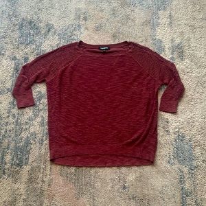 Express maroon sweater